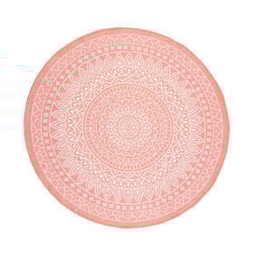 In- & Outdoor Teppich Rund - Summer Azteca Rosa - product