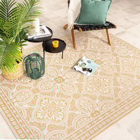 In- & Outdoor Teppich - Summer Oriental Gelb
