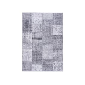 Teppich Patchwork - Estate Grau - product