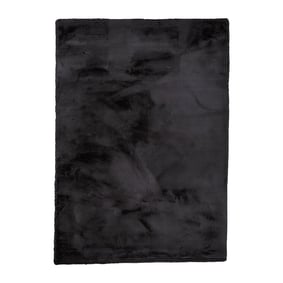 Hochflor Teppich - Comfy Supreme Schwarz - product