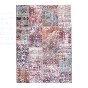 Teppich Patchwork - Azara Rot - product