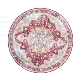 Teppich Vintage Rund - Azara Rot - product