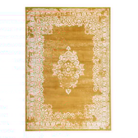 Teppich Vintage - Adore Medaillon Gelb - product
