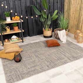 In- & Outdoor Teppich - Zanzi Fiber Sand Beige