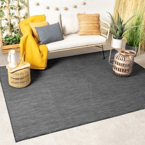 In-& Outdoor Teppich - Malta Arrow Schwarz