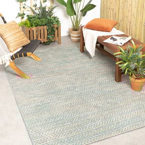 In- & Outdoor Teppich - Playa Aztec Grün