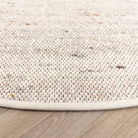 Wollteppich Rund - Dala Beige Meliert - product