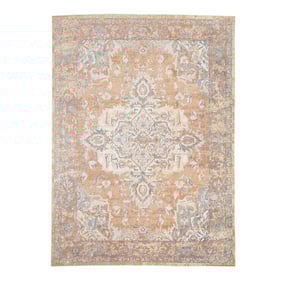 Waschbarer Teppich - Nova Medaillon Terra - product