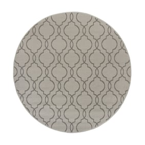 In- & Outdoor Teppich Rund - Floreno Milan Grau Anthrazit - product