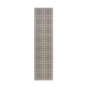 Outdoor Läufer - Varano Casablanca Schwarz Weiss - product