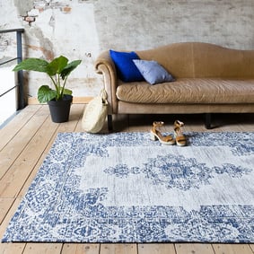 Teppich Vintage - Dreams Dunkelblau