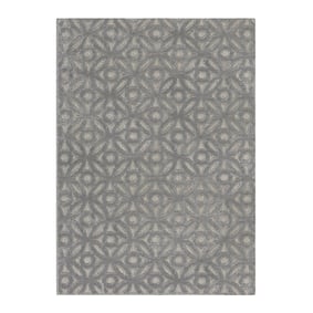 Abstrakter Teppich - Patno Clarissa Silber - product