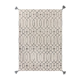 Teppich Modern - Nappo Piedro Creme Grau - product