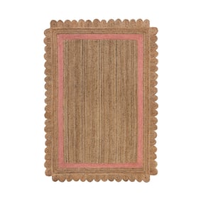 Jute Teppich - Grazo Natur Rosa - product