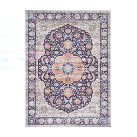 Teppich Vintage - Imagine Medaillon Blau - product