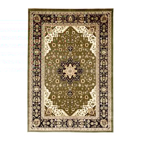 Perserteppich - Rezah Medaillon Olivgrün - product