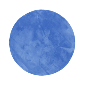 Waschbarer Teppich Rund - Vivid Blau - product
