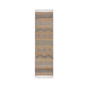 Jute Läufer - Jubio Medina Natur Grau - product