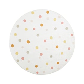 Waschbarer Kinderteppich Rund - Evi Confetti Bunt - product