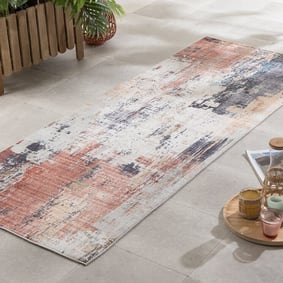 Waschbarer Läufer - Domingo Grunge Terra Creme