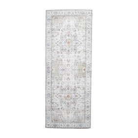 Waschbarer Läufer - Domingo Mandala Weiß - product