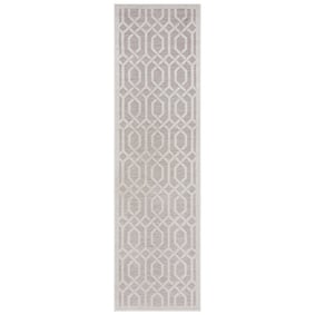 In- & Outdoor Läufer - Piatto Mataro Creme Weiß - product