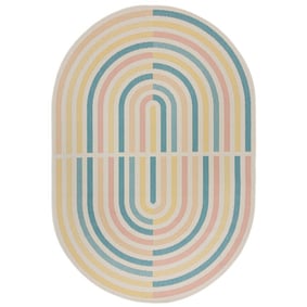 In- & Outdoor Teppich Oval - Villo Riviera Bunt - product