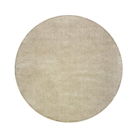 Shaggy Teppich Rund - Farenzo Beige - product