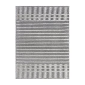 Waschbarer Teppich - Elto  Stripe Grau - product