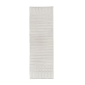 Waschbarer Läufer - Elto Stripe Creme - product