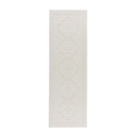Waschbarer Läufer - Galeo Jaipur Creme  - product