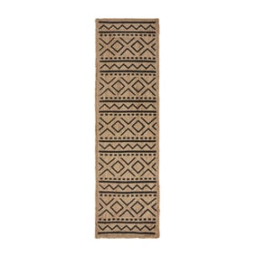 Jute Läufer - Lucio Geo Beige - product