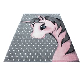 Kinderzimmer Teppich - Anna Einhorn Rosa - product