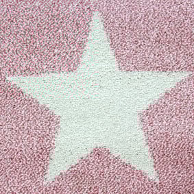 Runder Kinderteppich - Ava Bunt Rosa - product