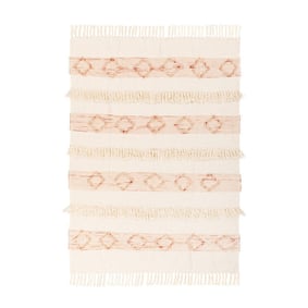 Boho Decke - Basai 225 Rosa Creme - product