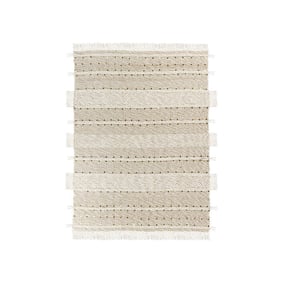 Boho Decke - Basai 425 Creme Grün - product