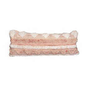 Boho Kissen Rechteckig - Basai 225 Rosa Creme - product