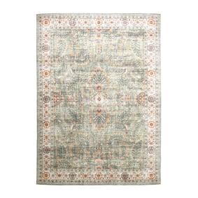 Vintage Gartenteppich - Santo Flora Olivgrün - product