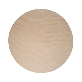 Runder Teppich Wohnzimmer - Charm Shapes Beige - product