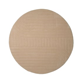 Runder Teppich Wohnzimmer - Charm Arches Beige - product