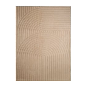 Teppich Wohnzimmer - Charm Curves Beige - product