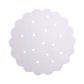 Teppich Kinderzimmer Rund - Cloudy Dots Lila - product