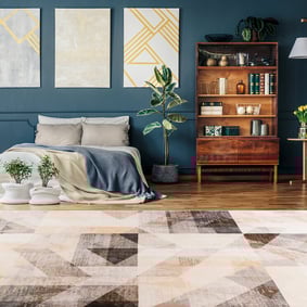 Moderner Teppich - Sarah  Geo 900 Grau Beige