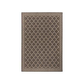 In- & Outdoor Teppich - Swash Diamonds 300 Braun Creme - product