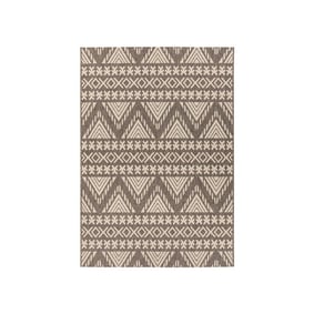 In- & Outdoor Teppich - Swash Geo 500 Braun Creme - product