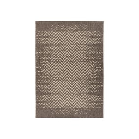 In- & Outdoor Teppich - Swash ZigZag 600 Braun Creme - product
