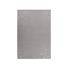 Geometrischer Teppich - Botticino 125 Taupe Silber - product