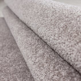 Kurzflor Teppich Rund - Asa Beige  - product