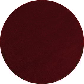Kurzflor Teppich Rund - Asa Rot 