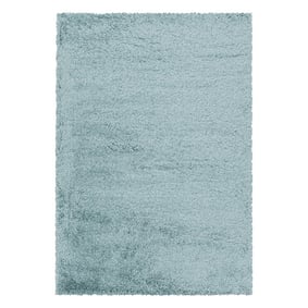 Hochflor Teppich - Fuzzy Hellblau - product